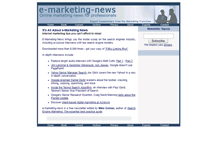 Tablet Screenshot of e-marketing-news.co.uk